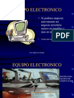 Equipo Electronico - Presentacion