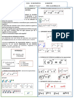 Ficha de Potencia Con Numeros Enteros