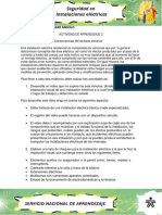 ACTIVIDAD 3 Seguridad en Instalaciones Técnicas SENA