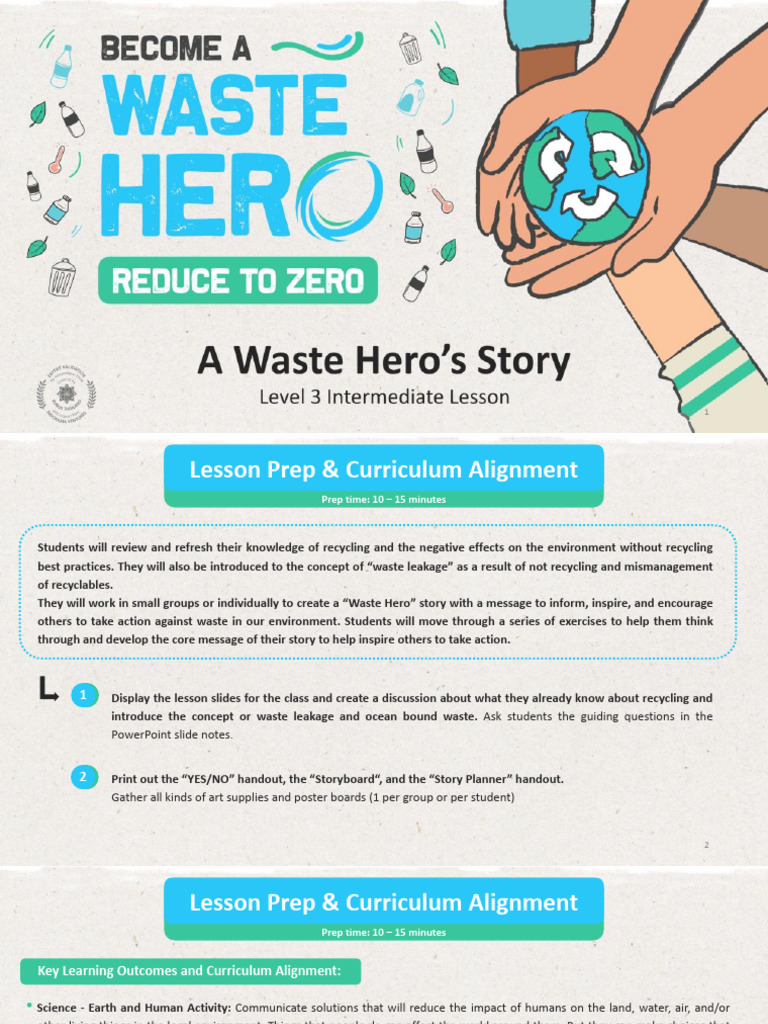 A Waste Hero Story | PDF | Recycling | Waste