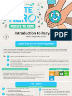 Introduction Recycling English PDF Level1