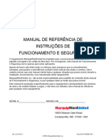 Operating and Safety Manual - Portuguese