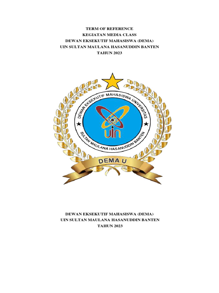 Pelatihan Media Class DEMA UIN Banten 2023 | PDF