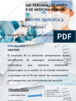 Evaluación Pre Operatoria