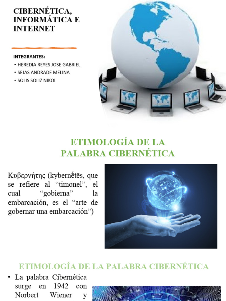 Grupo 1. Cibernetica, Informatica e Internet | PDF | Hardware de la ...