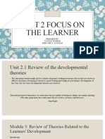 Prof Educ 6 Part 2 Focus On The Learner
