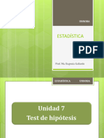 Probabilidad y Estadistica - Test de Hipotesis