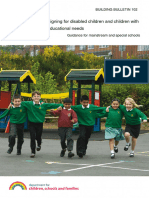 Building Bulletin 102 Designing For Disabled Children and Children With SEN