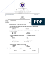 TLE - QUIZ NO. 1 - Fourth Quarter