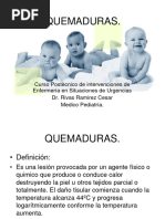 Paciente Pediatrico Quemado | PDF | Quemar | Especialidades Medicas