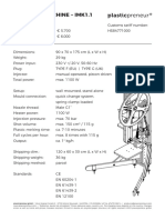 Plasticpreneur® Factsheet Injection Machine 2023