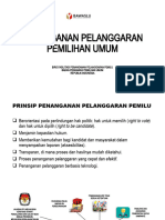 Penanganan Pelanggaran Pemilu (Pusdiklat)