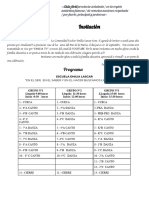 Invitación Fiestas Patrias 2023