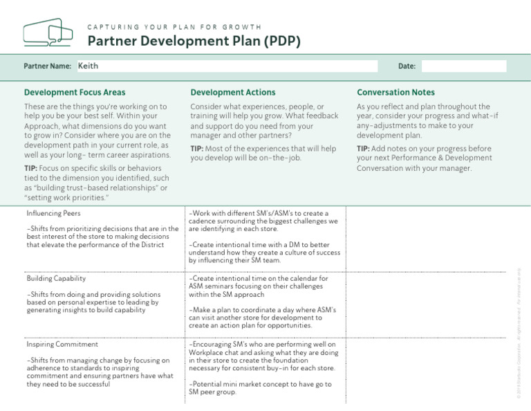 Partner Development Plan for Growth | PDF | Organizational Behavior ...
