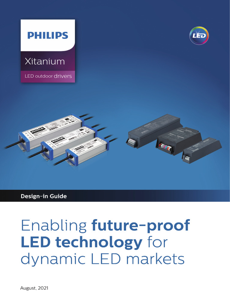 Philips Xitanium Outdoor LED Drivers Guide | PDF | Light Emitting Diode ...