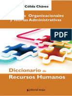 Dicionário de Recursos Humanos Técnicas Organizacionais e Teorias Administrativas (Celida Chávez Carrillo)