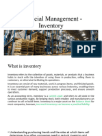 Financial Management - Inventory