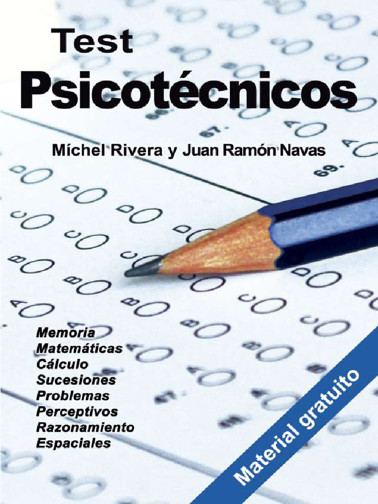 Test Psicotecnicos Material Gratuito Pdf Matemática Elemental