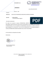 Carta 023-2023 Carta de Transferencia Bancaria