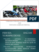 Undang-Undang Nomor 42 Tahun 1999 Tentang Jaminan Fidusia