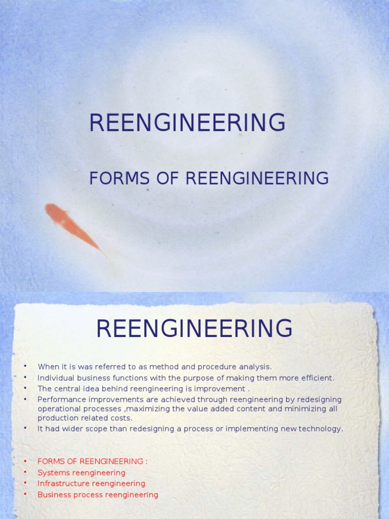 Re Engineering | PDF