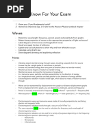 Physics Unit 1 Summary 2023