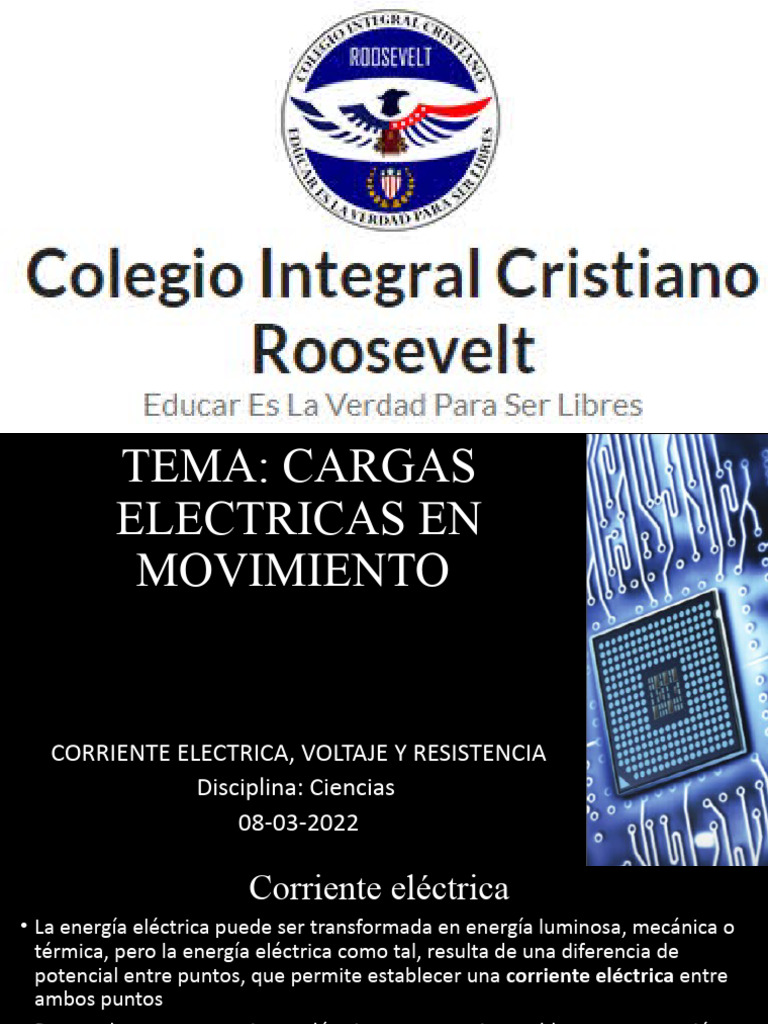 Cargas Electricas en Movimiento PDF Corriente eléctrica Electricidad
