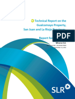 Gualcamayo Property - Technical Report - June 2021