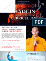 Curriculum Shaolin
