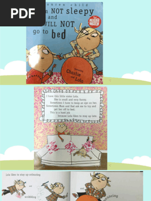 I Am Not Sleepy and I Will Not Go To Bed | PDF