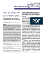 Single Center Evaluation of Restorative Neck Complex With Trihex Technology in Aging Skin of The Neck and D Collet