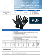 Ficha Tec. Guantes OVID 301