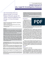 The Association Between Homocysteine Level and Balance Disorder Among Us Adults Varied in Different Sex Groups A Cross Sectional Study