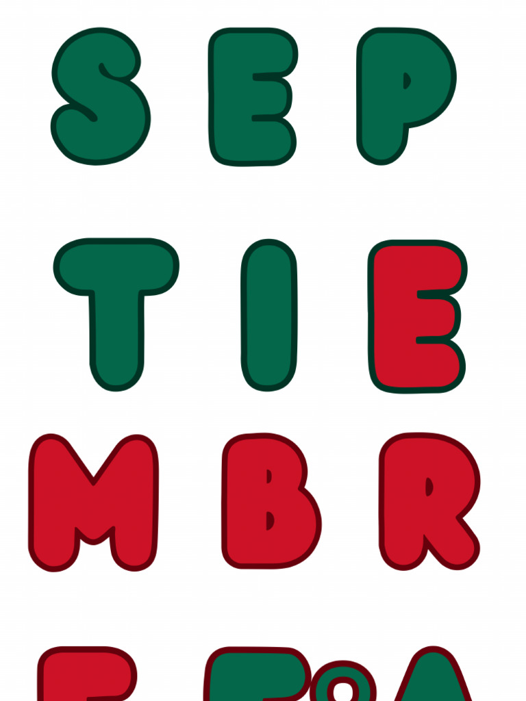 Letras Septiembre | PDF