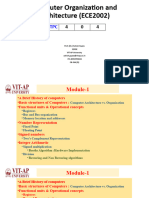 Computer Organization and Architecture (ECE2002)