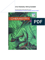 Solution Manual For Chemistry 10th by Zumdahl