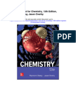 Solution Manual For Chemistry 13th Edition Raymond Chang Jason Overby