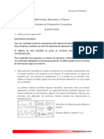 Metrología, Manuales y Planos Actividad de Evaluación Formativa Ejercicios