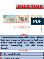 Philately Quiz For School Students