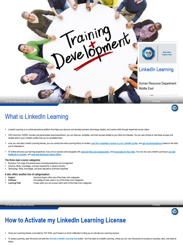 Linkedin Learning Access | PDF | Linked In | Mobile App