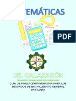 Cuadernillo de Refuerzo Academico de Matematicas para 2dos