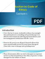 TOPIC1Introduction To Code of Ethics Student