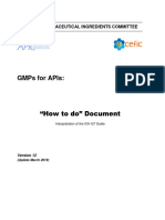"How To Do" Document - ICH Q7 How To Do Version12 19mar2019