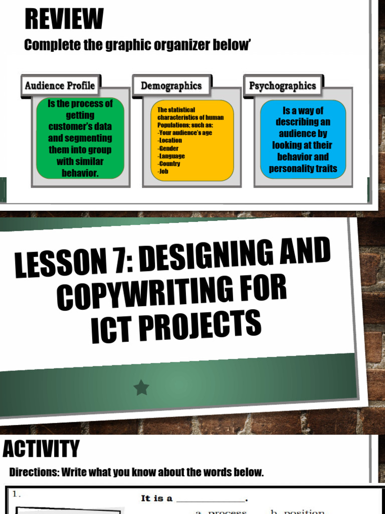 Designing and Copywriting For ICT PROJECT | PDF | Web Design | Usability