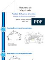 Mecánica de Maquinaria-Dinamica - Sistema Dinámicos Equivalentes