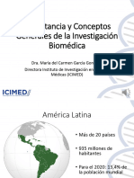 Importancia y Conceptos Generales de La Investigación Biomédica