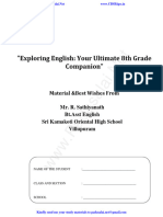 8th English Study Materials PDF Download