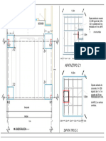 PDF Plano Cimentacion de Una Casa Habitacion Cochera