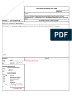 Document Review Record Form