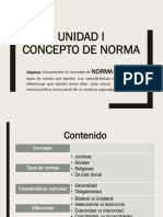 Unidad I Concepto de Norma - 29-01-2019